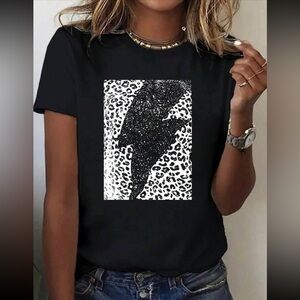 Boho lightning bolt print tank top
